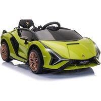 Reiten Lamborghini SIAN 12V Kids Electric Ride On Car Toy with Remote Control - Green