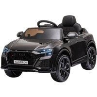 Reiten Audi RS Q8 6V Kids Electric Ride On Car Toy with Remote, USB, MP3 & Bluetooth - Black