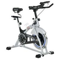 HOMCOM Cycling Exercise Bike LCD Monitor 15KG Flywheel Adjustable Seat & Handle