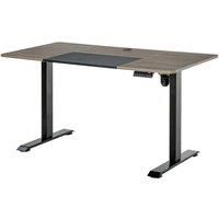 Vinsetto Height Adjustable Electric Standing Desk with 4 Memory Preset, black