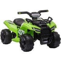 HOMCOM 6V Kids Electric Ride on Car Toddler Quad Bike ATV for 18-36 month Green