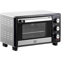 HOMCOM 800-083V70 1400W 16L Mini Countertop Oven - Silver
