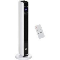 2000W Indoor Tower Space Fan Heater 10-49°C Timer Remote Thermostat Oscillating