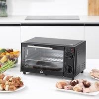 Mini Oven 9L Countertop Electric Toaster Oven w/ Adjustable Temperature Timer