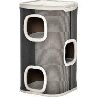 Cat Barrel Kitten Tree Tower Sisal Scratching Pet Furniture Climbing Frame