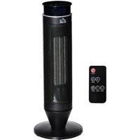 Tower Indoor Space Heater w/ 42° Oscillation Remote Control Timer
