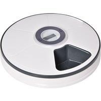 PawHut Automatic Pet Dog Cat Feeder w/Digital Timer Six-Meal Food Dispenser