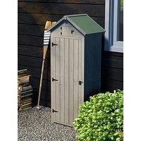 Outsunny Wooden Tool Storage Shed - Grey
