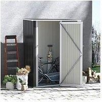 Garden Storage Shed with Lockable Door Sloped Roof for Bike