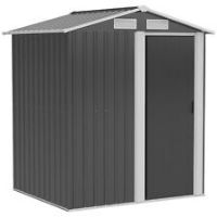 Outsunny Outdoor Storage Shed with Sliding Door Sloped Roof 152 x 132 x 188cm