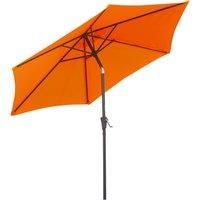Patio Umbrella Parasol Sun Shade Tilting with Crank Garden Aluminium 2.7M