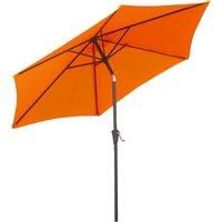 Patio Umbrella Parasol Sun Shade Tilting with Crank Garden Aluminium 2.7M