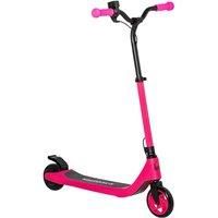 HOMCOM Electric Scooter, 120W Motor E-Scooter w/Battery Display, Adjustable Height, Rear Brake for Ages 6+ Years - Pink