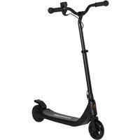 HOMCOM Electric Scooter, 120W Motor E-Scooter w/Battery Display, Adjustable Height, Rear Brake for Ages 6+ Years - Black