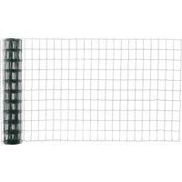 PawHut 1m x 10m Chicken Wire Mesh, Foldable PVC Coated Welded Garden Fence, Roll Poultry Netting, for Rabbit, Green