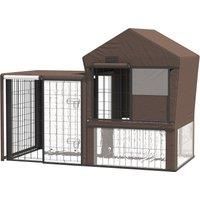 Rabbit Hutch Cover, Bunny Guinea Pig Cage Protector Water-Resistant Cover