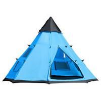 Outsunny 67 Person Large Family Party Camping Tent W/ Carrying Bag, Mesh Window