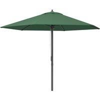 Outsunny 2.8m Patio Parasols Umbrellas Outdoor 6 Ribs Sunshade Canopy Manual Push Garden Backyard Furniture, Green