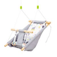 Outsunny Kids Hammock Swing Chair w/ Cotton Pillow for 636 Months, Grey