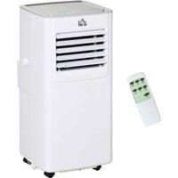 Homcom 7000BTU Mobile Indoor Air Conditioner With Remote