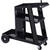 Durhand Threetier Welding Cart For Gas Bottles  Black