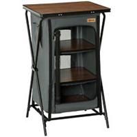 Outsunny Camping Cupboard Aluminium Foldable Kitchen Station w/ Carrying Bag