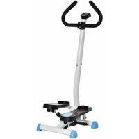 Homcom Twister Height Adjustable Step Machine W/ Lcd Screen, Blue