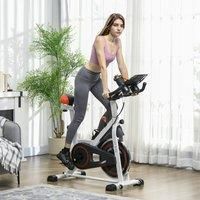 Upright Exercise Bike 8kg Flywheel Indoor Training Cycling Machine Stationary Wo