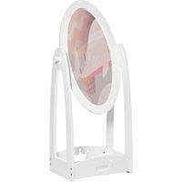 HOMCOM Free Standing Full Length Mirror, Child's Dressing Mirror with storage shelf 360 Rotation MDF, For 3- 8 Years Old, 40L x 30W x 104H cm