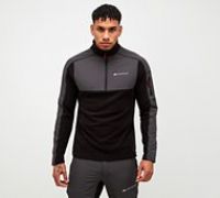 Monterrain Amery 2.0 Micro Fleece Quarter Zip Top - Grey - Size XL
