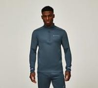 Monterrain Vinson 2.0 Quarter Zip Long Sleeve T-Shirt - Grey - Size XL