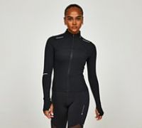 Monterrain Womens Altitude Full Zip Long Sleeve Top - Black - Size XL