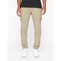 Kings Will Dream Mens Waylon Woven Cargo Trousers (S R) (Stone)