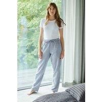 "Westwood Pebble" Stripe Brushed Cotton Pyjama Trousers