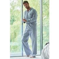 'Westwood' Pebble Stripe Brushed Cotton Pyjama Set