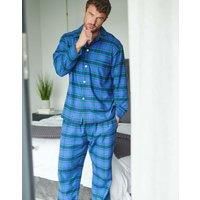 'Midnight Tartan' Brushed Cotton Pyjama Set'