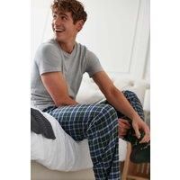 'Jura' Tartan Brushed Cotton Pyjama Trousers