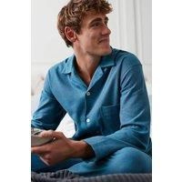 'Stornoway' Herringbone Brushed Cotton Pyjama Set