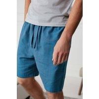 'Stornoway' Herringbone Brushed Cotton Sleep Shorts