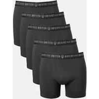 Pack of Five "Coal Black" Stretch Trunks