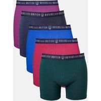 Pack of Five "Bramble Blues" Stretch Trunks