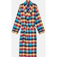 "Edinburgh" Check Brushed Cotton Dressing Gown
