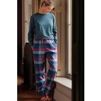 'Montrose' Check Brushed Cotton Pyjama Trousers