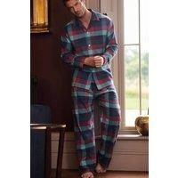 'Montrose' Check Brushed Cotton Pyjama Set