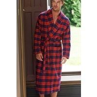 'Dumbarton' Tartan Brushed Cotton Dressing Gown