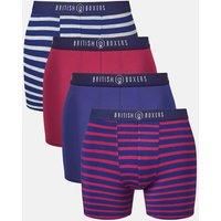 Pack of Four "Hoopla Stripes" Bamboo Stretch Trunks