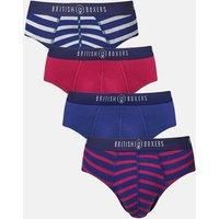 4 Pack Bamboo Briefs - Stripes