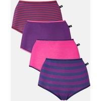 Pack of Four "Cherry Pie" Bamboo Full Briefs