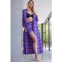 "Lomond" Tartan Brushed Cotton Dressing Gown