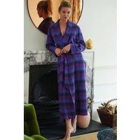 "Berwick" Check Brushed Cotton Dressing Gown